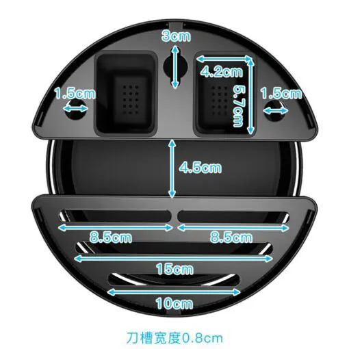 360 ° סיבוב ס. אחסון וסדר אחסון למטבח 5